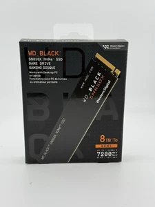 WD_BLACK 8TB SN850X NVMe Internal Gaming Solid State Drive SSD Brand NEW SEALED - Photo 1/3