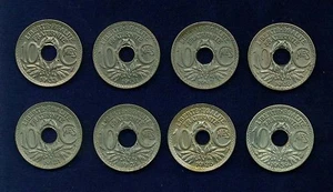 FRANCE 10 CENTIMES COINS: 1917, 1918, 1921, 1924, 1926, 1931, 1933, & 1939 - Picture 1 of 1