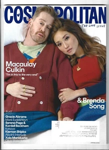 Cosmopolitan Magazine Spring 2025 Macaulay Culkin & Brenda Song - Picture 1 of 2