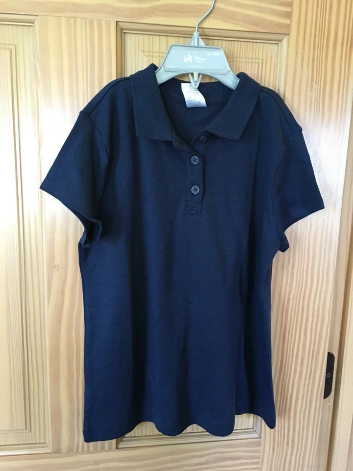NWT Gymboree Polo shirt Top Girls Uniform Short Sleeve Navy Blue Outlet - Image 1 of 1