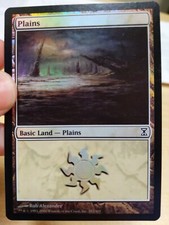 Plains (282) FOIL Time Spiral NM Basic Land MAGIC THE GATHERING