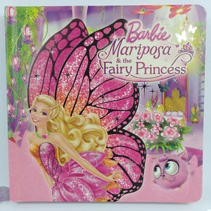 Barbie Mariposa and the Fairy Princess 8x8 Board Book Storybook by Mattel, Rare - Foto 1 di 7