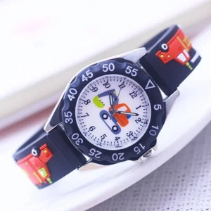 Relojes para niños DIBUJOS ANIMADOS Camión Reloj Pulsera Niños Niños Niñas Dial Cuarzo Reloj - Imagen 1 de 12