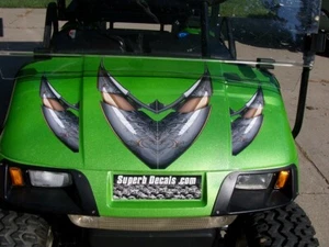 Juego de 5 carros de golf gráficos de acero frío que se ajustan a todo el año modelo EZGO Yamaha Club Car - Imagen 1 de 9