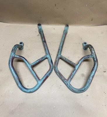 12 Suzuki DL 650 DL650 A V-Strom protector motor barra de choque izquierda derecha #0165 Foto 1 de 4