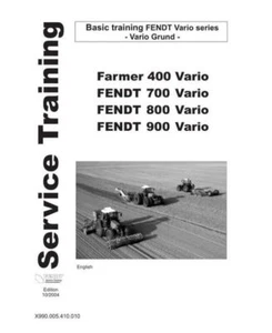 Fendt Farmer 400 700 800 900 Service Training Workshop Manual Delivered Today - Picture 1 of 4