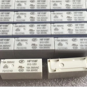 HF118F-012-1ZS1 12VDC 10A 5 PINS Power Relay (Pack of 5) - Bild 1 von 1
