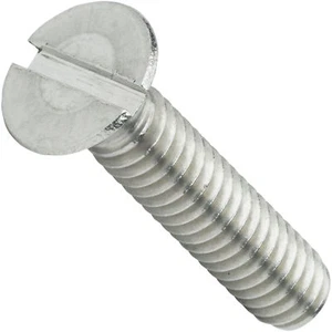 Tornillos ranurados para máquina de cabeza plana de 4-40 x 3/8" acero inoxidable 18-8 Qty 100 - Imagen 1 de 7