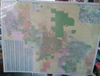 Palm Springs Desert Cities CA Laminated Wall Map (R)