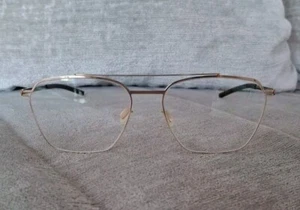 IC! berlin Eyeglasses Model Poniente Rose Black Color Gold 54-17 - Picture 1 of 10
