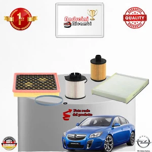 KIT TAGLIANDO 4 FILTRI OPEL INSIGNIA 2.0 CDTI 118KW 160CV DAL 2009 -> - Foto 1 di 2