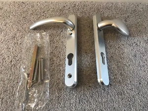 Hoppe Tokyo uPVC Multipoint Lever/Pad Door Handle 92mm Silver - Picture 1 of 9