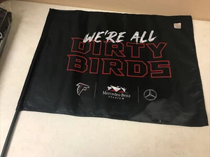 Atlanta Falcons SGA Flag "We're All Dirty Birds" Mercedes-Benz Stadium - Picture 1 of 4
