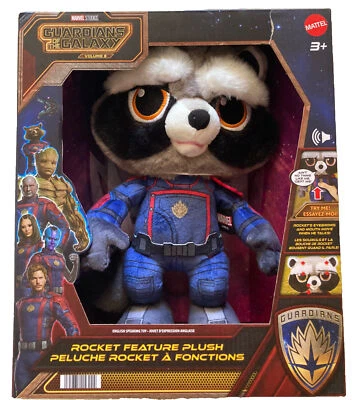 Marvel Guardianes de la Galaxia 10” Rocket Talking Feature Peluche NUEVO 3+ Foto 1 de 3