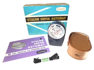 Etalon Super Automat Oldtimer Belichtungsmesser verpackt [braucht spezielle Batterie] - Bild 1 von 15