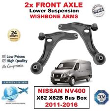 2x FRONT AXLE Lower WISHBONE ARMS for NISSAN NV400 X62 X62B Bus Box 2011-2016