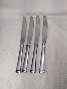 4 Wallace massive Tafelmesser Bennett rostfrei matt satinierter Griff Vietnam    - Bild 1 von 12