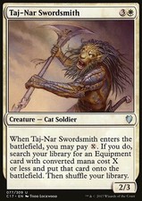 Magic the Gathering MTG Taj-Nar Swordsmith (77) Commander 2017   LP