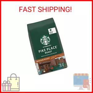 Starbucks Whole Bean Coffee, Medium Roast Coffee, Pike Place Roast, 100% Arabica - Picture 1 of 2