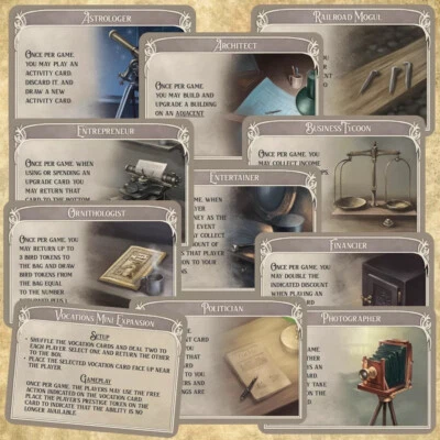 Cape May - Vocations Mini-Expansion - 12 Promo Cards - Board Game Geek 2022 - Image 1 of 3