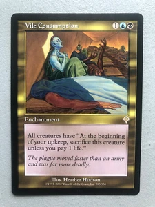 Mtg Carte Magic Invasion Vile Consumption English LP - Bild 1 von 2