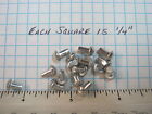 50 Solid Aluminum 1/8 X 1/4 round head SCA armor rivets LARP boat repair camp