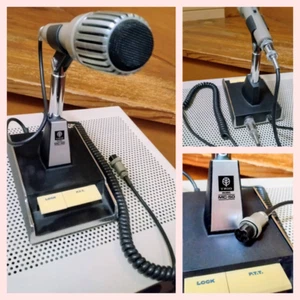 TRIO MC-50 Mikrofon stojący Kenwood Ham Radio Mikrofon dynamiczny Testowany Działający - Zdjęcie 1 z 4