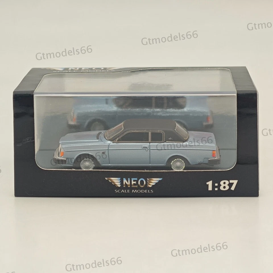 1/87 NEO SCALE MODELS Volvo 262C Blue Resin Car Limited Collection - Image 1 of 4