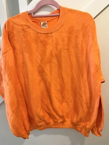 Orange Tie Dye Gildan Sweatshirt Size XL - Picture 1 of 4
