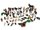 Lot animal en plastique de 60 animaux cheval lion cochon écureuil dinosaure loup chameau