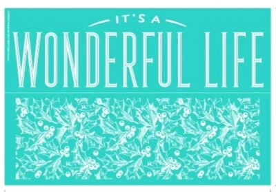 NEW “Wonderful Life” Chalk Couture Chalk Transfer Stencil  Size C - Image 1 of 2