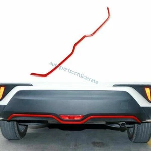 For Toyota CHR C-HR 2018-22 Red Look ABS Rear Bumper Molding Strip Cover Trim 1X - Imagen 1 de 5
