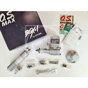 NOS NIB OS Max BGX-1 Nitro Engine #19300 and Silencer #855 - Picture 1 of 9