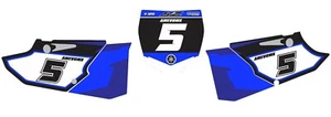 Number plate graphics for YAMAHA YZ 250 YZ250 2015-2020 Decals - Picture 1 of 1