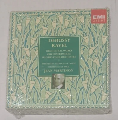 Claude Debussy & Maurice Ravel, Orchestral Works / Jean Martinon (8-CD EMI set) - Image 1 of 2