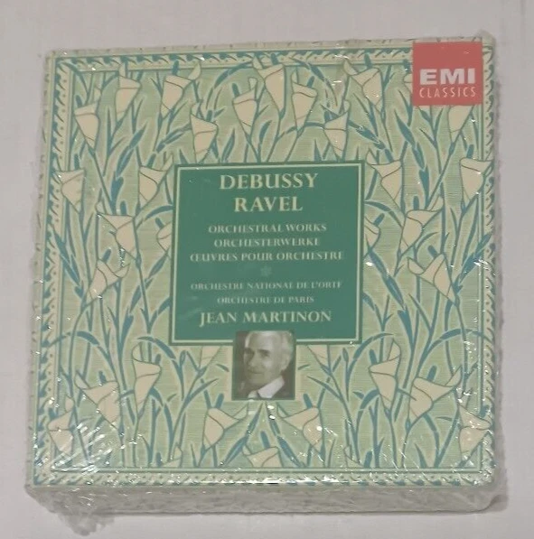 Claude Debussy & Maurice Ravel, Orchestral Works / Jean Martinon (8-CD EMI set) - Image 1 of 2