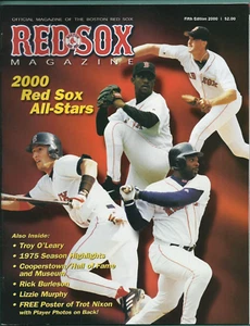 BOSTON RED SOX VS. SEATTLE MARINERS GAME PROGRAM - 9/3/2000, WITH TICKET STUB - Picture 1 of 2
