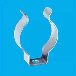 4x T8 Open Terry Clips 25 mm 1" pulgada tubo fluorescente soporte de resorte de acero herramienta - Imagen 1 de 2