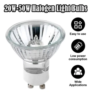 Halogen Spotlight Bulb Gu10 Mr16 Mr11 Gu4 30°/beam Angle 20w 35w 50w Warm White - Picture 1 of 12