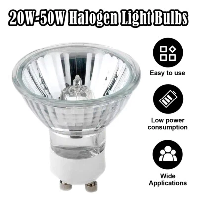 Halogen Spotlight Bulb Gu10 Mr16 Mr11 Gu4 30°/beam Angle 20w 35w 50w Warm White - Image 1 of 4