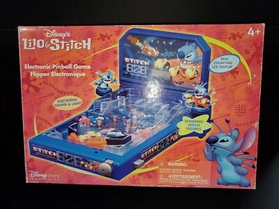 EXCLUSIVO DE DISNEY Lilo & Stitch Juego de Pinball Electrónico, Nuevo en Caja  Foto 1 de 4