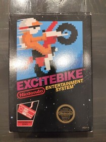 Rare Excitebike for NES with Original Case (Nintendo Entertainment System,1985)