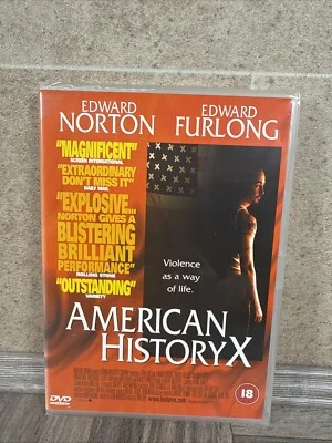 American History X DVD New & Sealed UK Release Edward Norton Furlong - Image 1 of 4