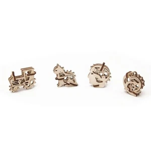 UGEARS Tribka-Trinkets Self-Propelled Mechanical Wooden Model Kit 3D Puzzle - Picture 1 of 3