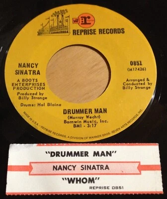Nancy Sinatra 45 Drummer Man / Home  w/ts  EX - Image 1 of 2