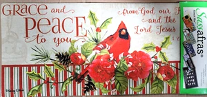 Evergreen - Grace & Peace To You - Sassafras Switch Mat 10" X 22" - Picture 1 of 6