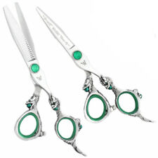 Washi Beauty Green Creation Shear Set 5.5 or 6.0 & 30 Tooth Professional 440C