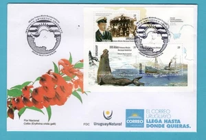URUGUAY FDC Antarktismission 2016 für 100 Jahre Polarwissenschaftliche Forschung - Bild 1 von 2