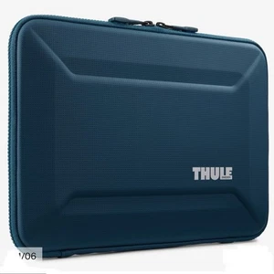 Thule Gauntlet Laptop Sleeve Case for 14” MacBook Pro PC Blue Hard Shell, NEW - Picture 1 of 7