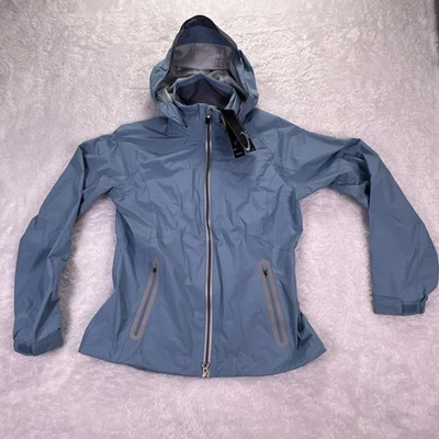 NUEVA Chaqueta Olivia con Capucha Zero Restriction Mujer Pequeña Azul Impermeable Nueva con Etiquetas Foto 1 de 4
